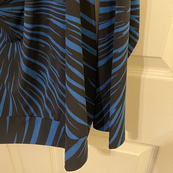 Dana Buchman Blue Pullover Blouse - Picture 2 of 7